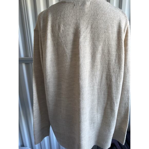 6 for $20 Banana Republic Womens Camel Tunic Sweater L - Picture 4 of 7